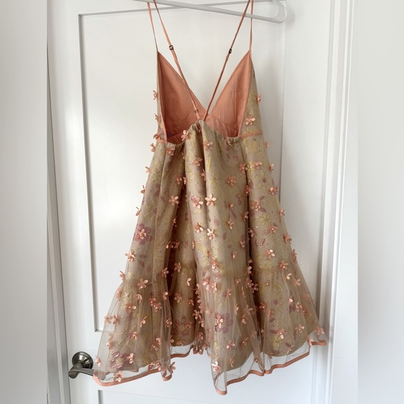 Free People Mini Babydoll Floral Dress XS - Picture 2 of 9
